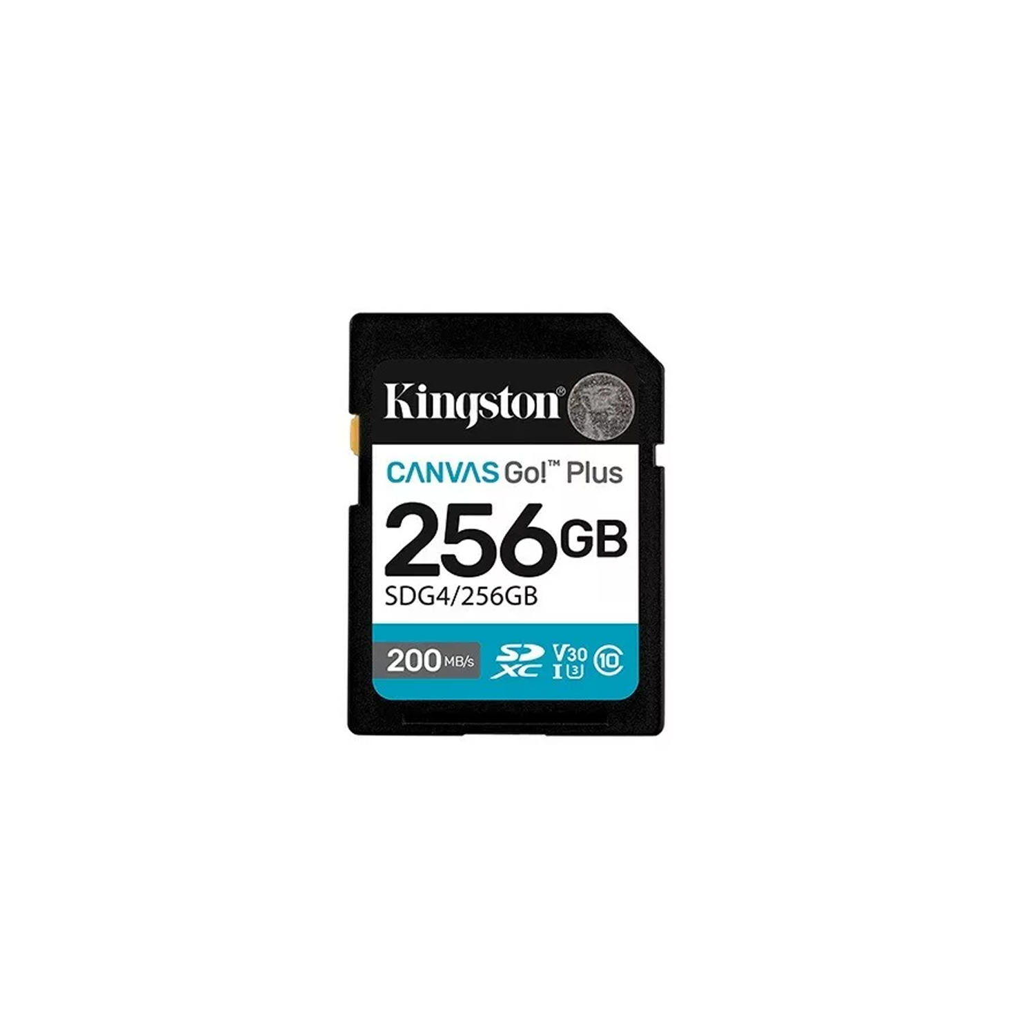 Kingston memory card 256GB SDXC Canvas Go Plus Gen4 200MB / s C10 UHS-I U3 V30