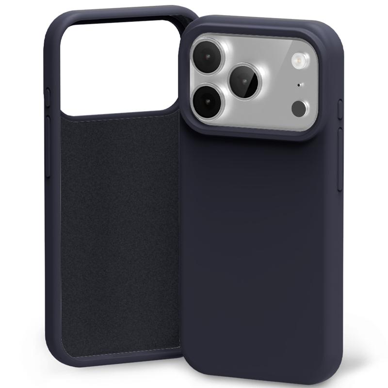 Mercury Silicone fodral för iPhone 17 Pro / 18 Pro marinblå