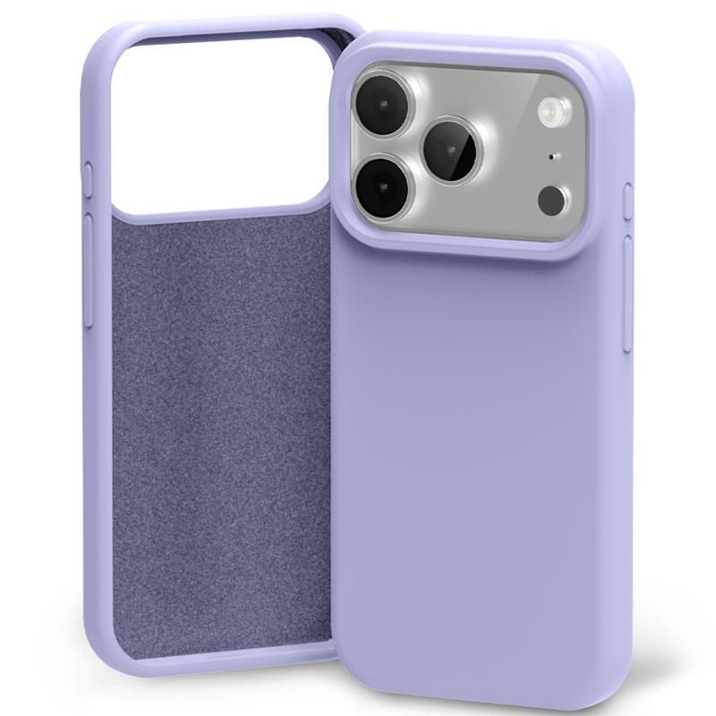 Mercury Silicone fodral för iPhone 17 Pro / 18 Pro lavender grå