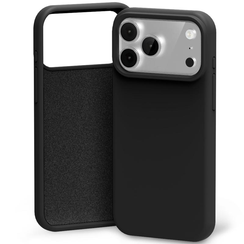 Mercury Silicone fodral för iPhone 17 Pro Max / 18 Pro Max svart