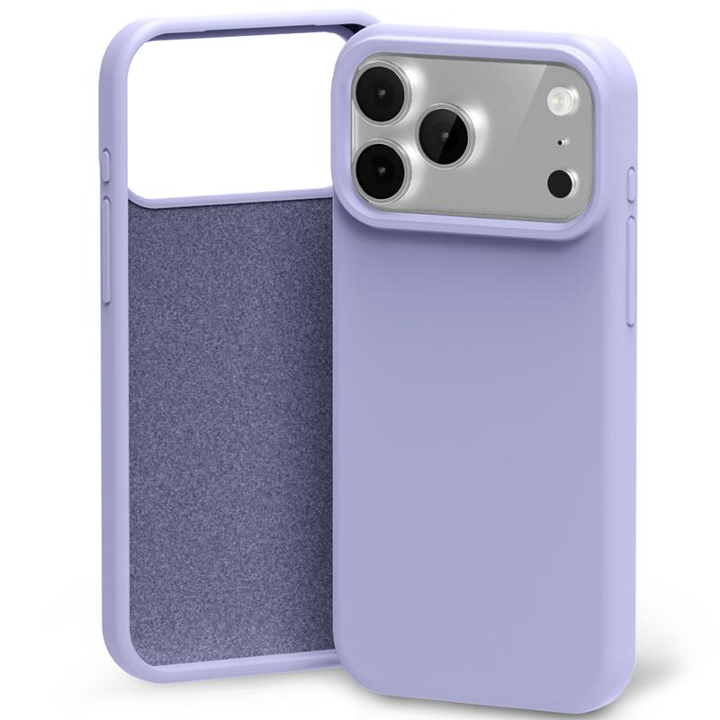 Mercury Silicone fodral för iPhone 17 Pro Max / 18 Pro Max lavender grå
