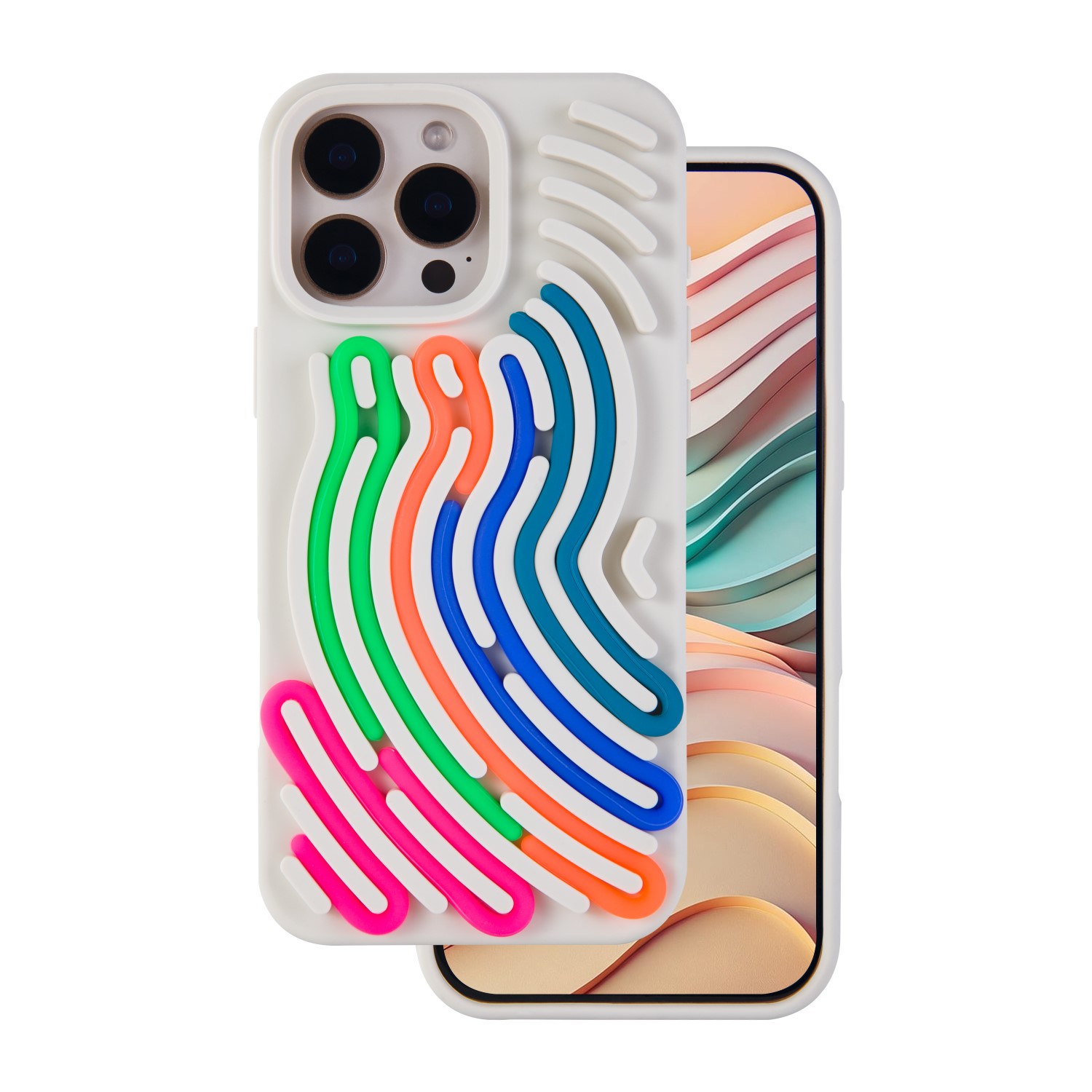 DIY Snake fodral för iPhone 14 Pro beige