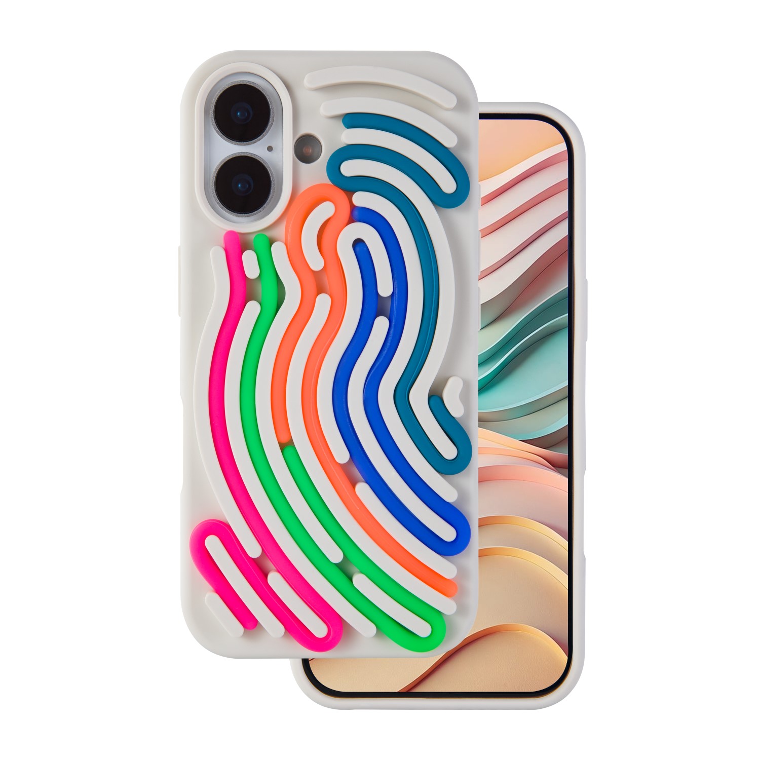 DIY Snake fodral för iPhone 16 beige