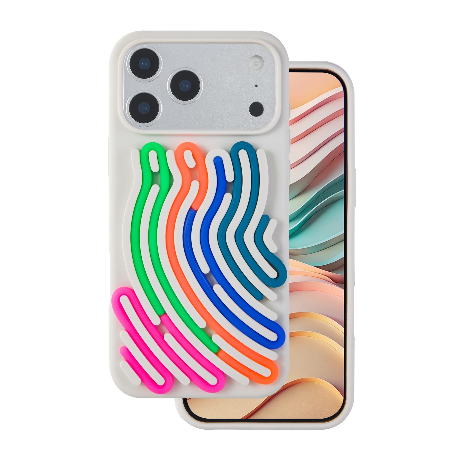 DIY Snake fodral för iPhone 17 Pro Max beige