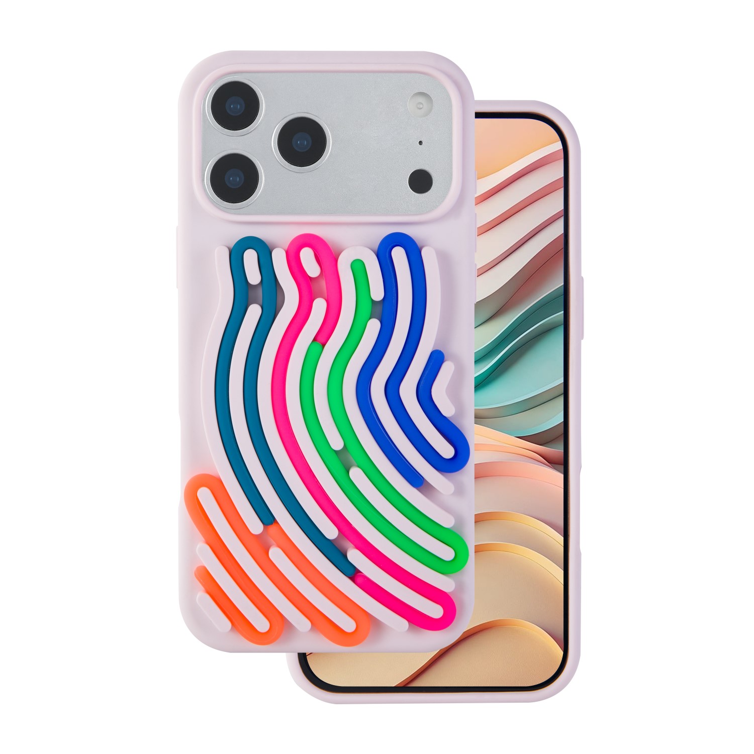 DIY Snake fodral för iPhone 17 Pro Max rosa