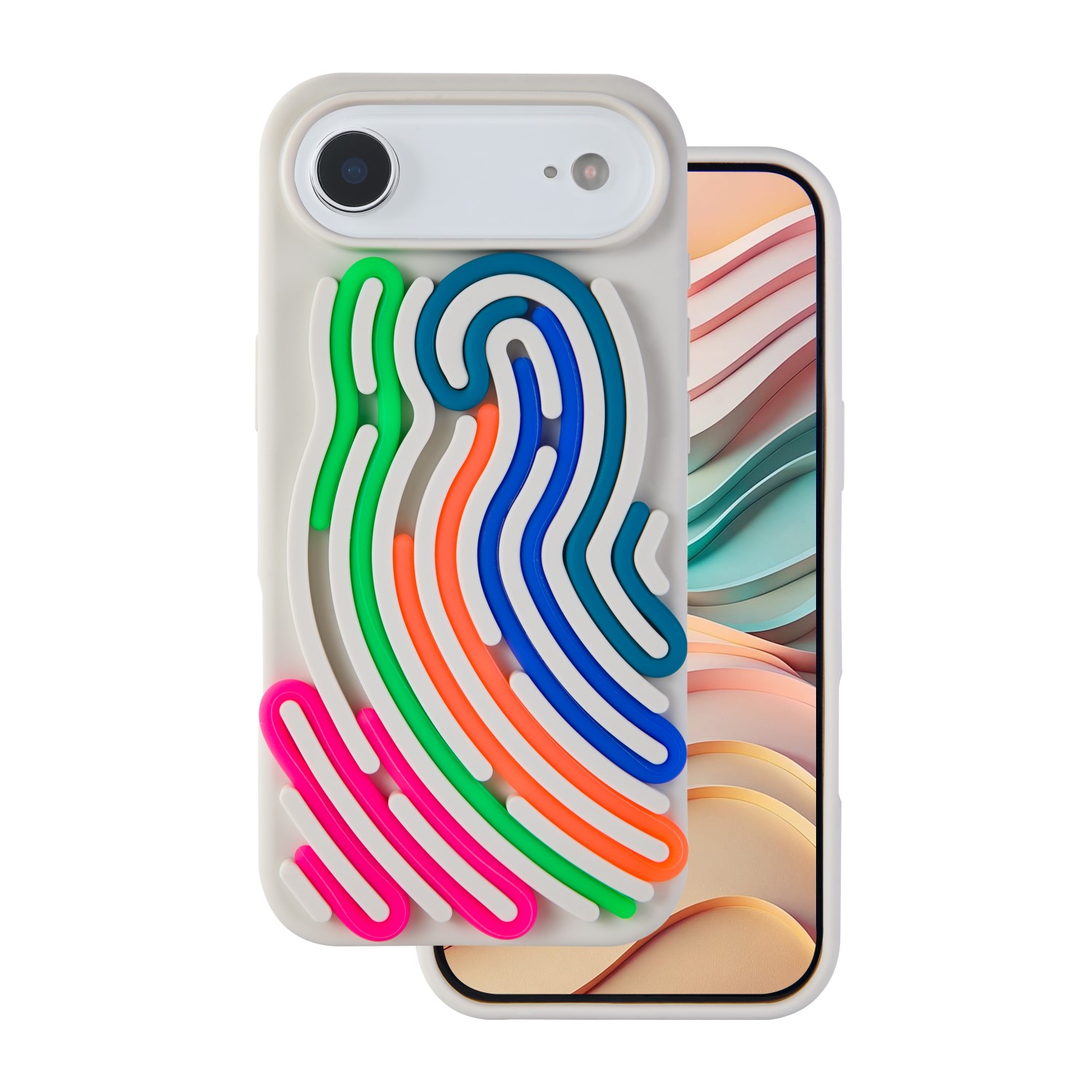 DIY Snake fodral för iPhone 17 Air beige