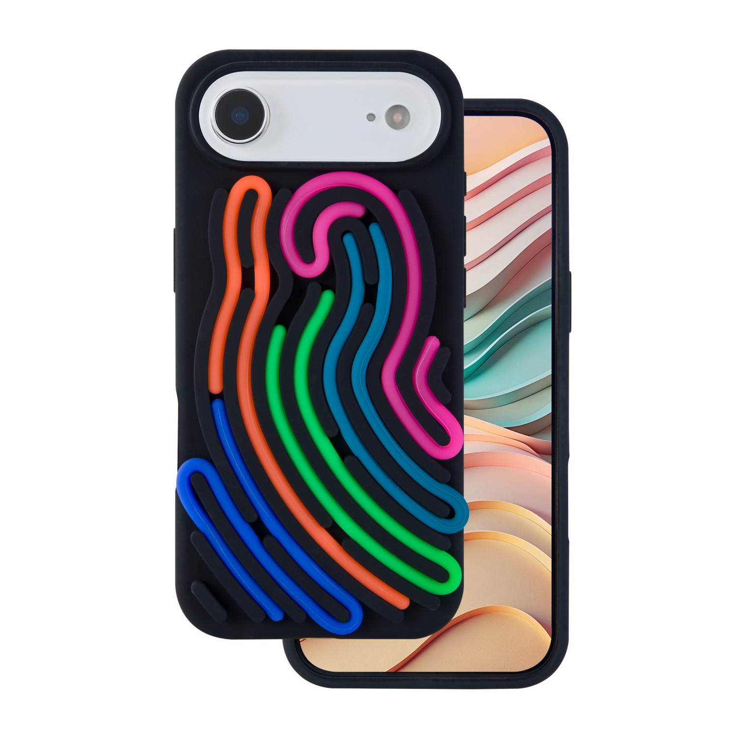 DIY Snake fodral för iPhone 17 Air svart