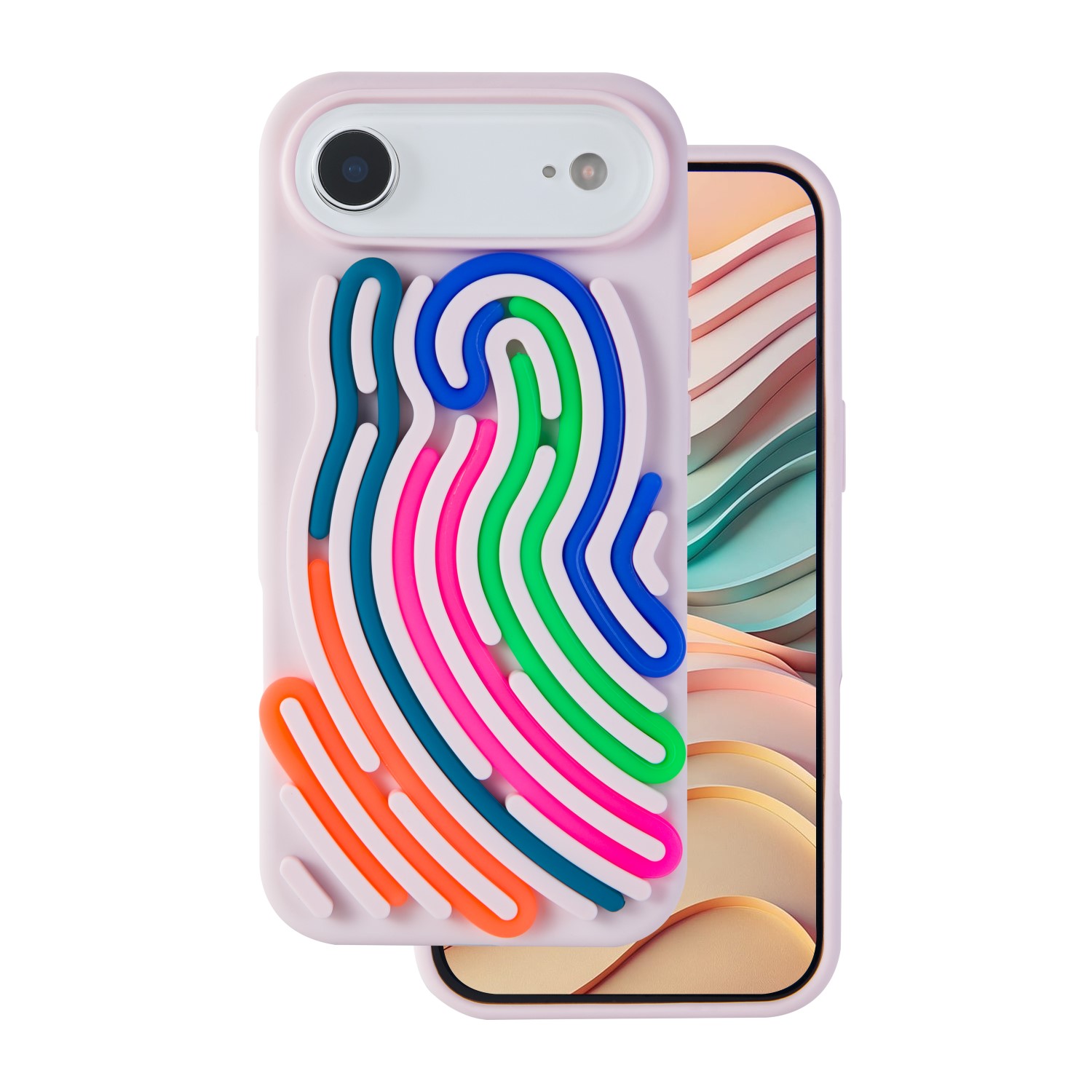 DIY Snake fodral för iPhone 17 Air rosa
