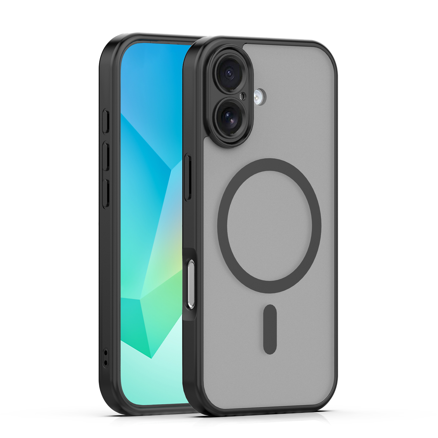 Mag Matt skal för iPhone 17 / 18 svart camera protection