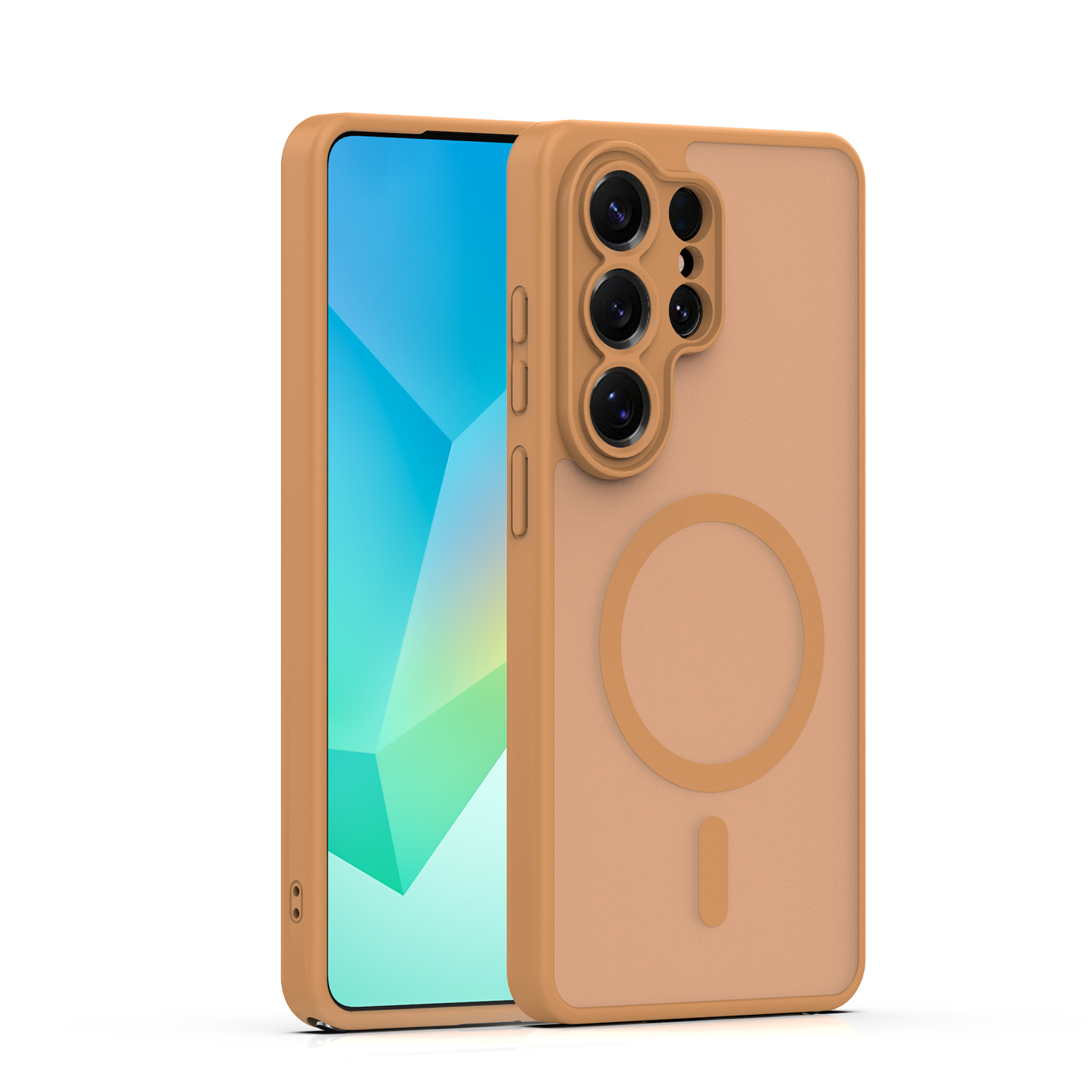 Mag Matt skal för Google pixel 10 / 10 Pro brun big hole