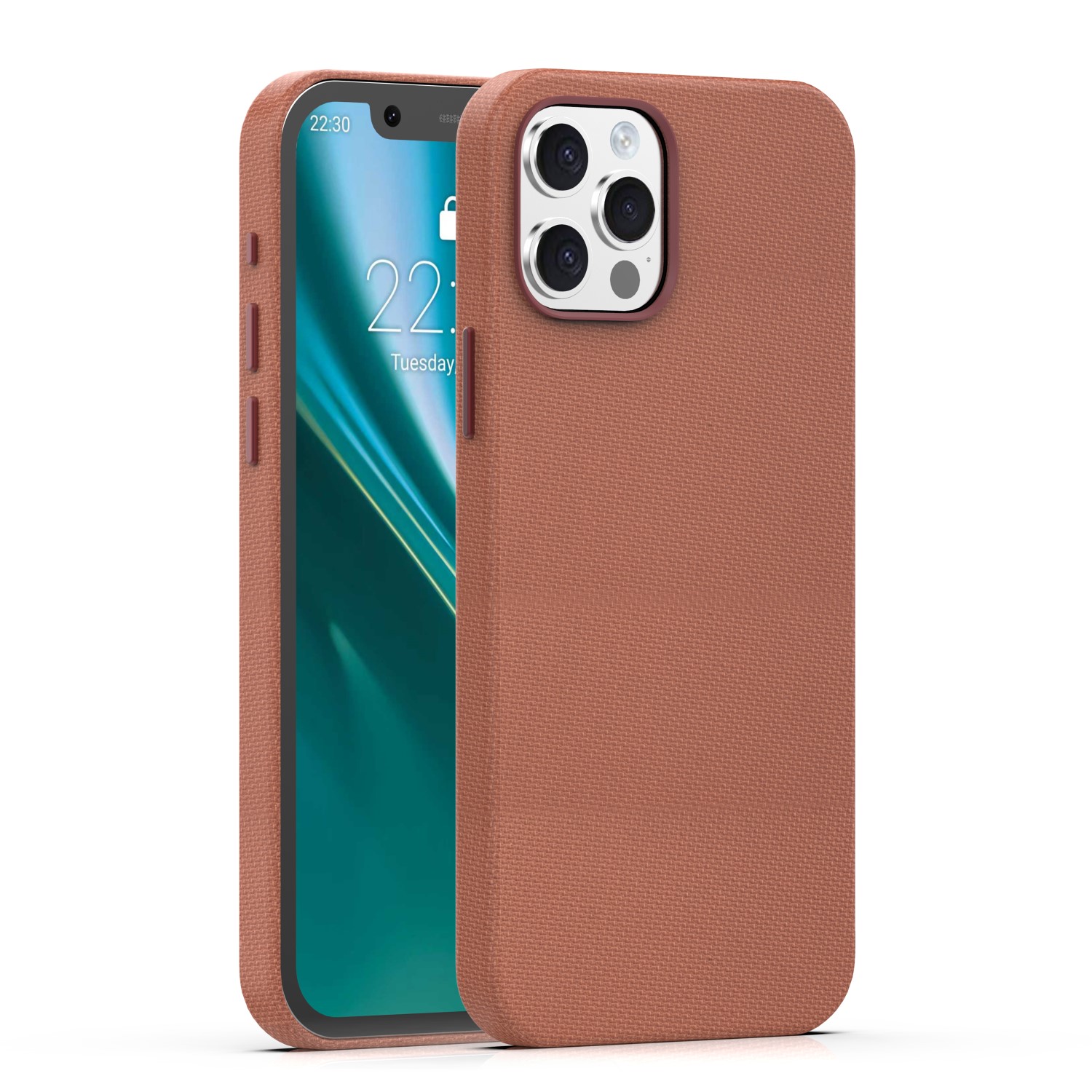 Etteri Elegant Mag skal för iPhone 12 / 12 Pro brun