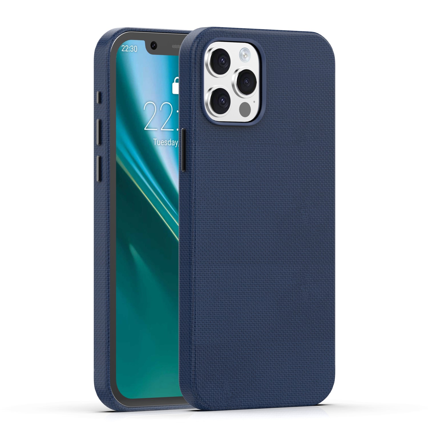 Etteri Elegant Mag skal för iPhone 12 / 12 Pro mörkblå