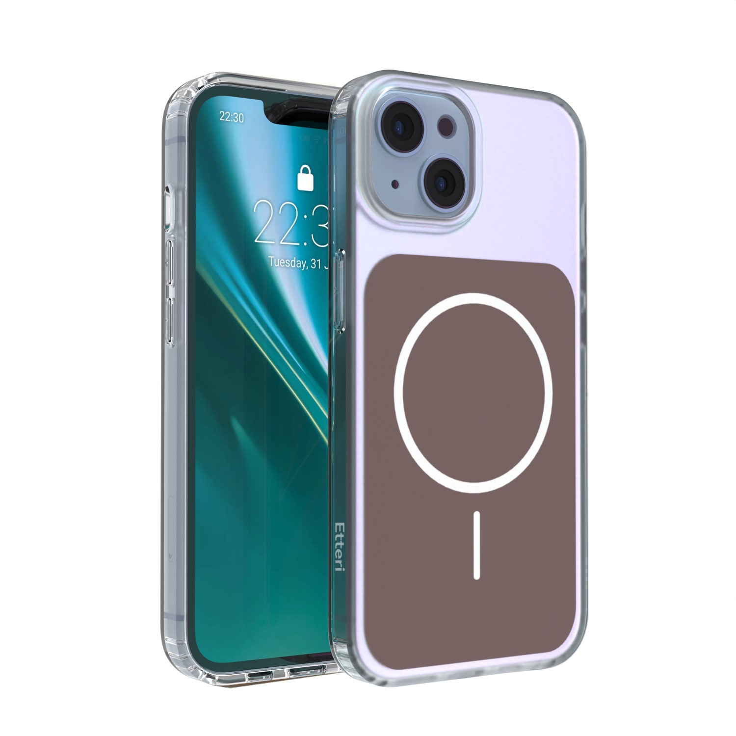 Etteri Hidden Pearl skal för iPhone 13 brun