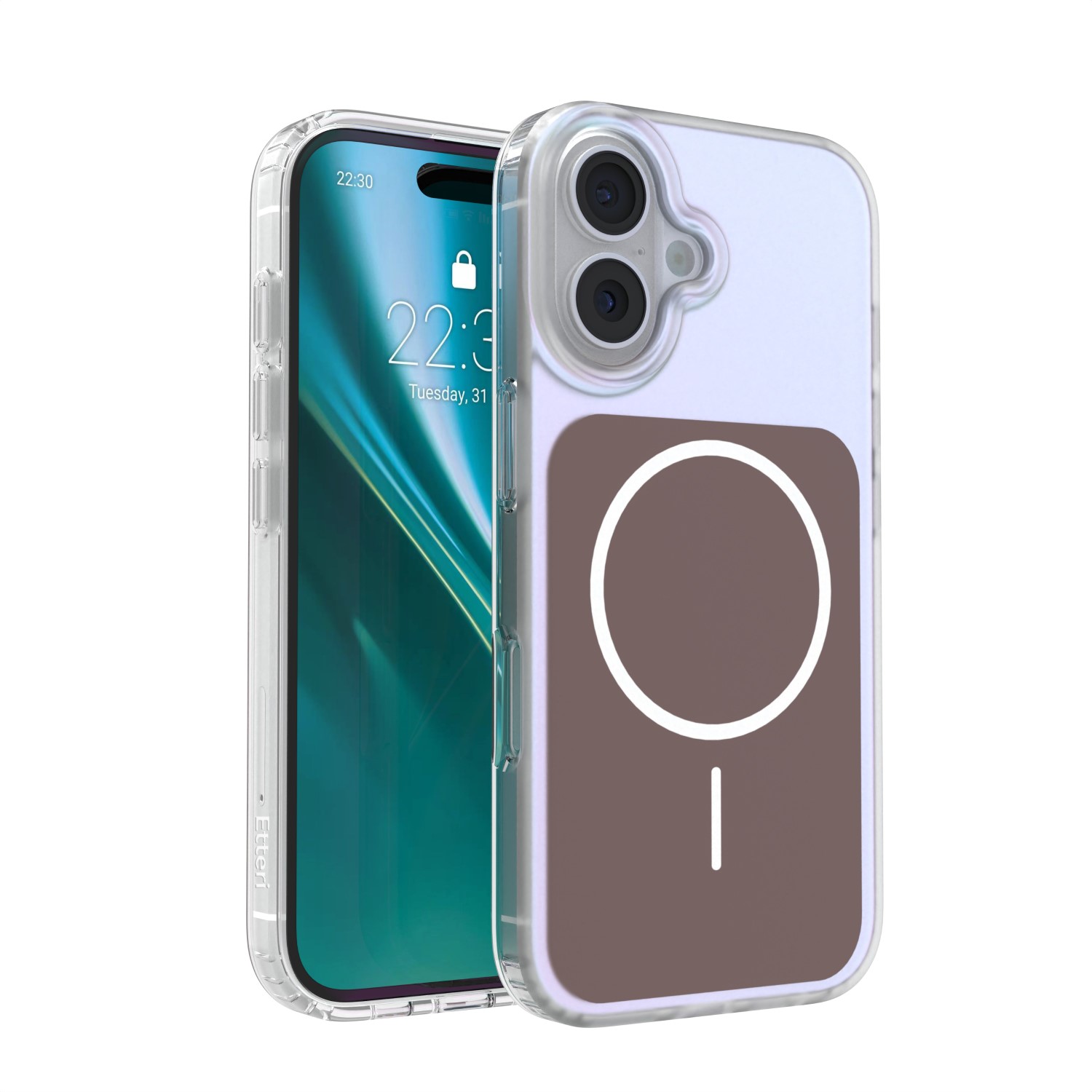 Etteri Hidden Pearl skal för iPhone 16 brun