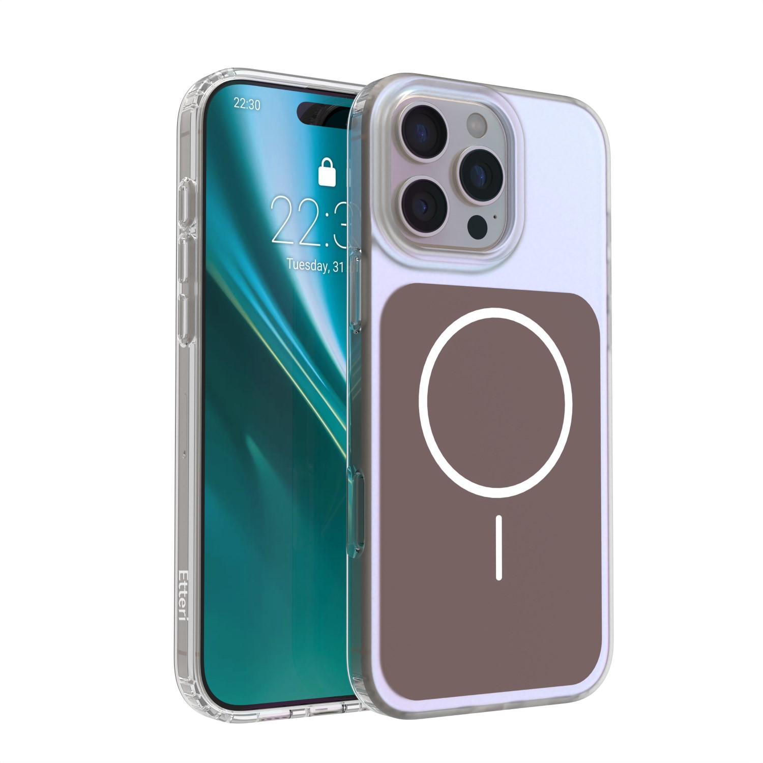 Etteri Hidden Pearl skal för iPhone 16 Pro Max brun