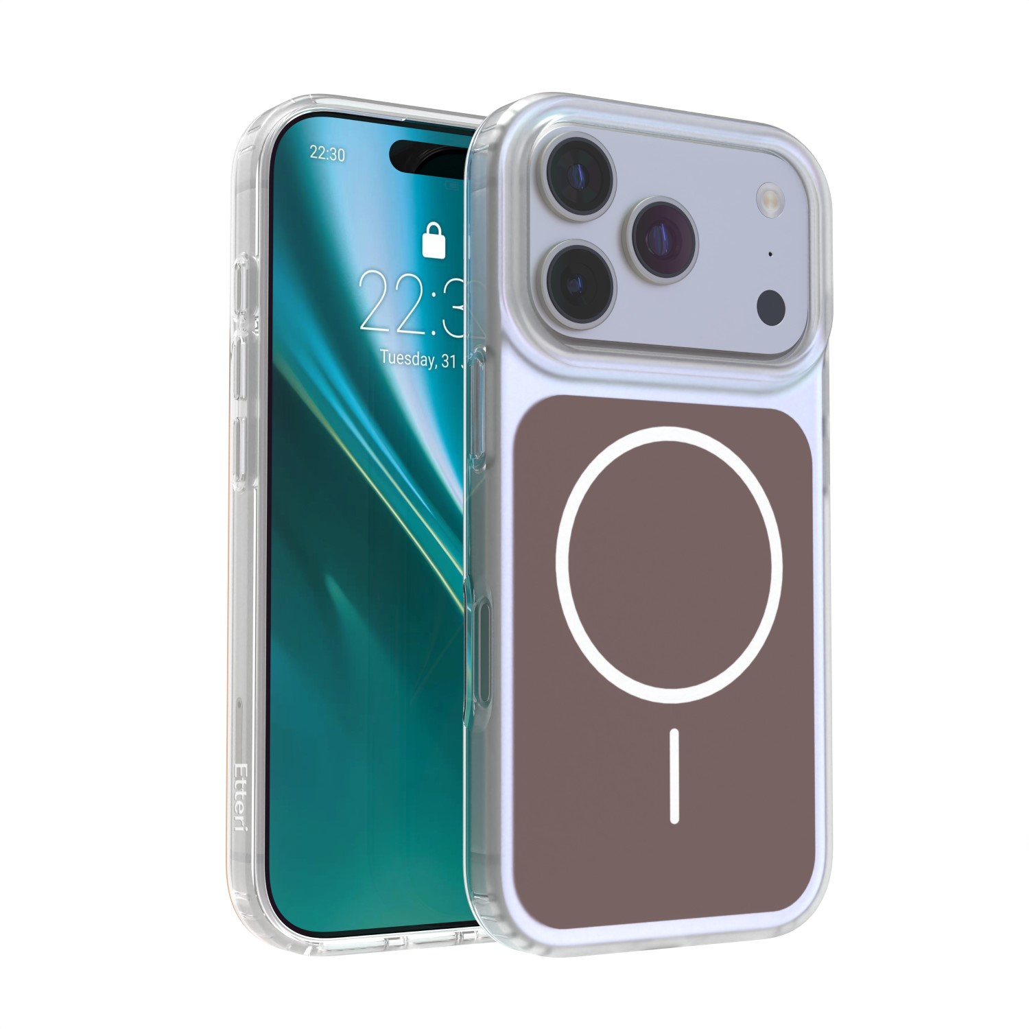 Etteri Hidden Pearl skal för iPhone 17 Pro / 18 Pro brun