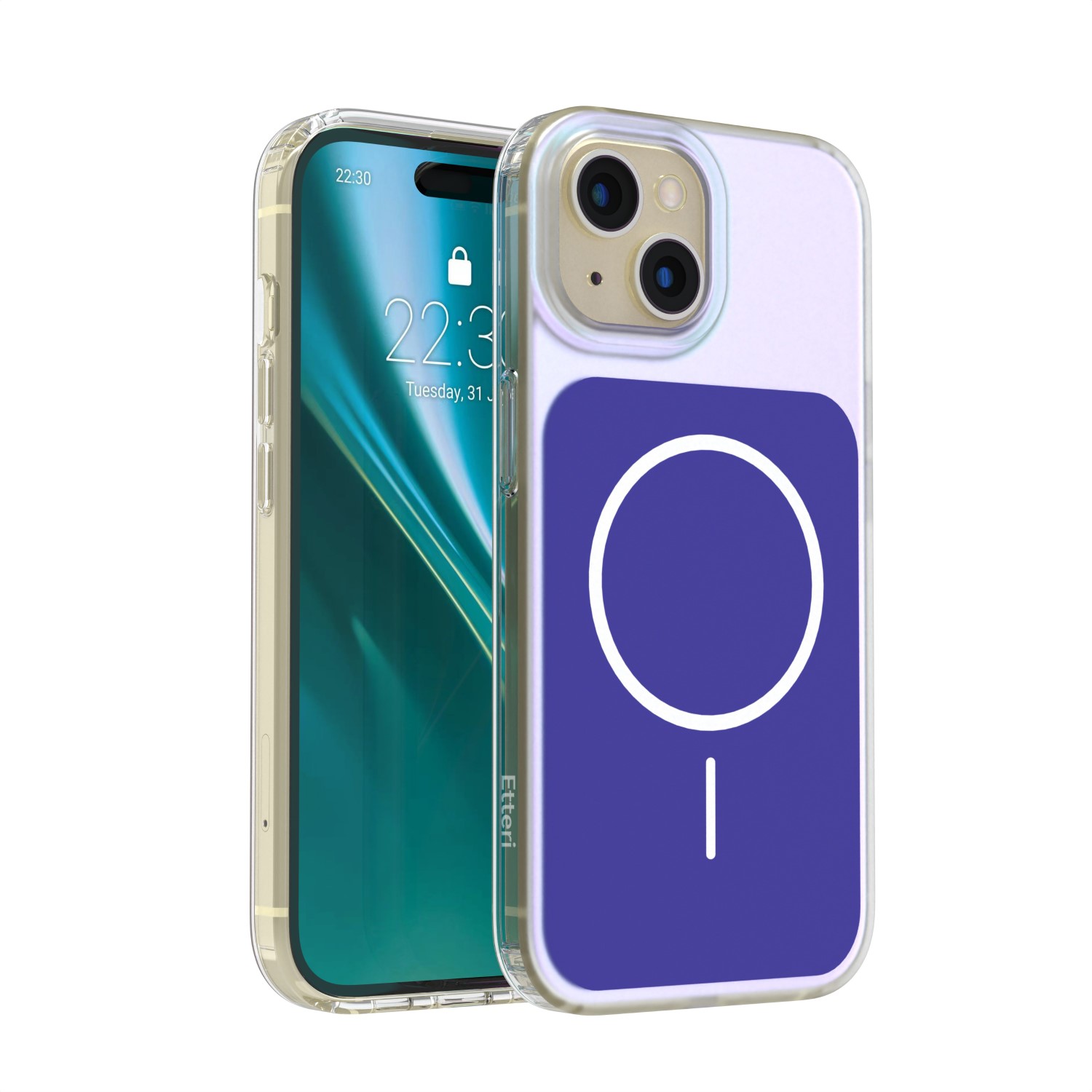 Etteri Hidden Pearl skal för iPhone 15 mörkblå