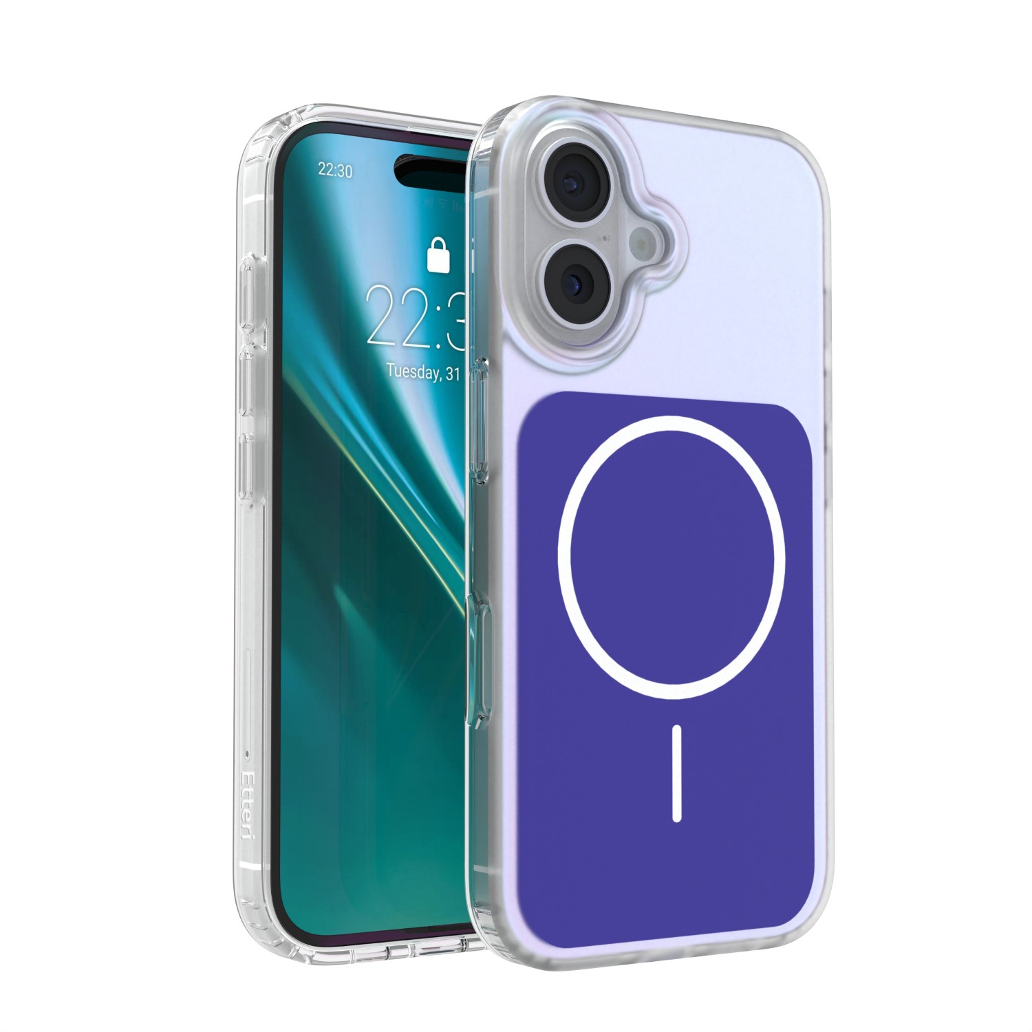 Etteri Hidden Pearl skal för iPhone 16 mörkblå