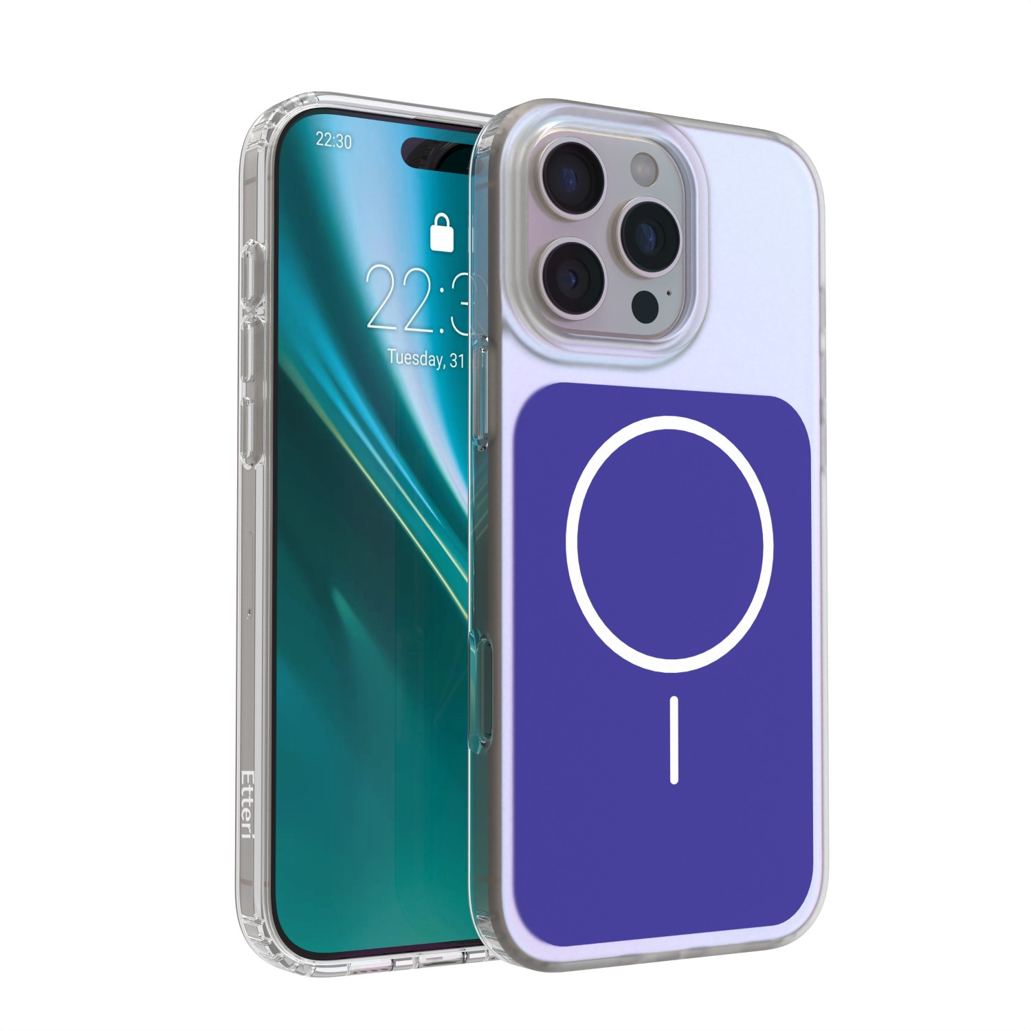 Etteri Hidden Pearl skal för iPhone 16 Pro mörkblå