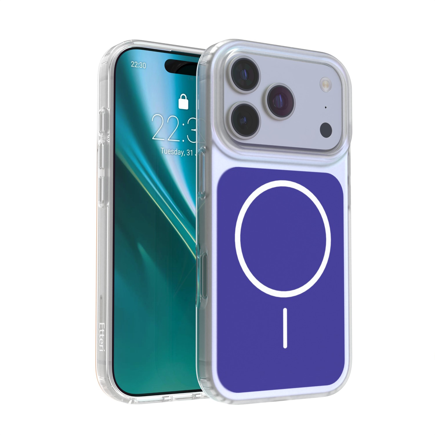 Etteri Hidden Pearl skal för iPhone 17 Pro / 18 Pro mörkblå