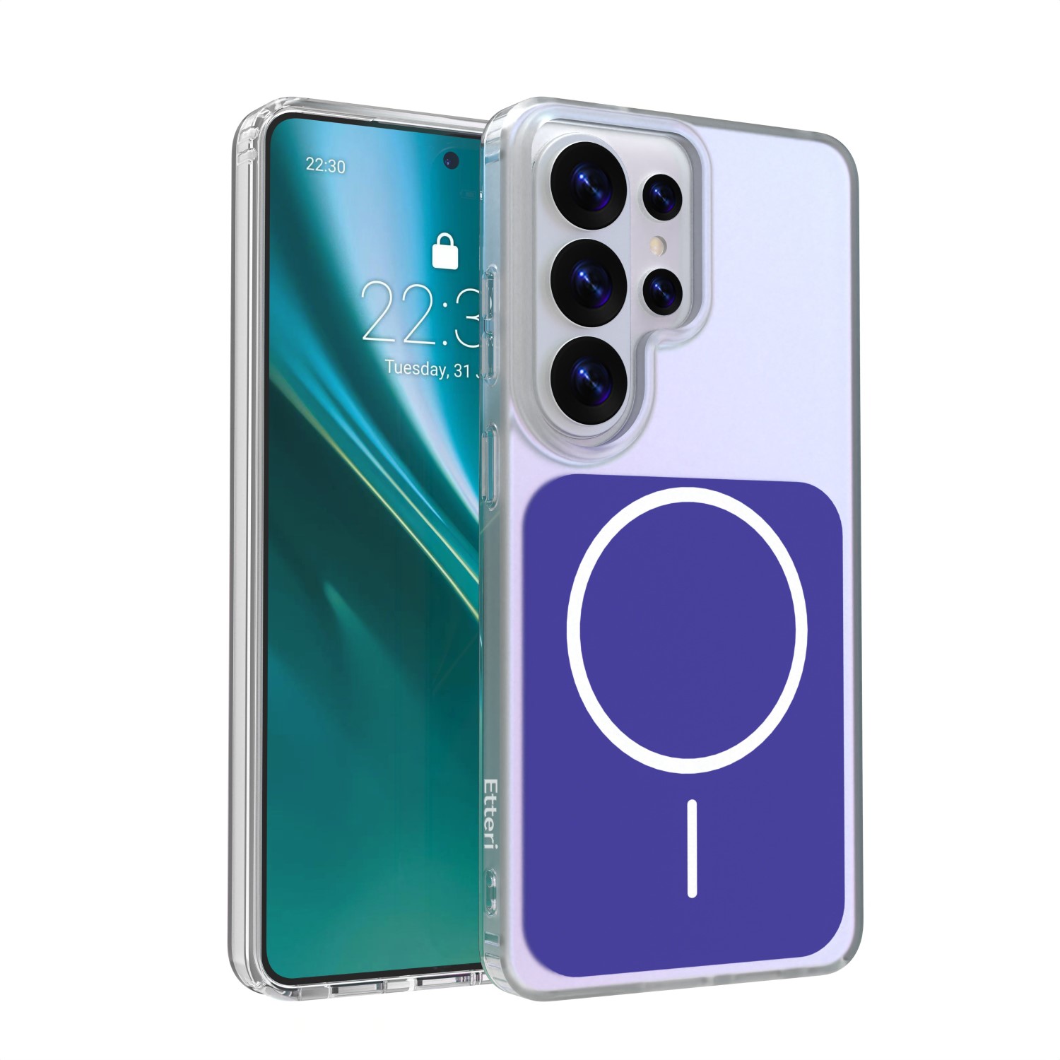 Etteri Hidden Pearl skal för Samsung Galaxy S26 Ultra mörkblå