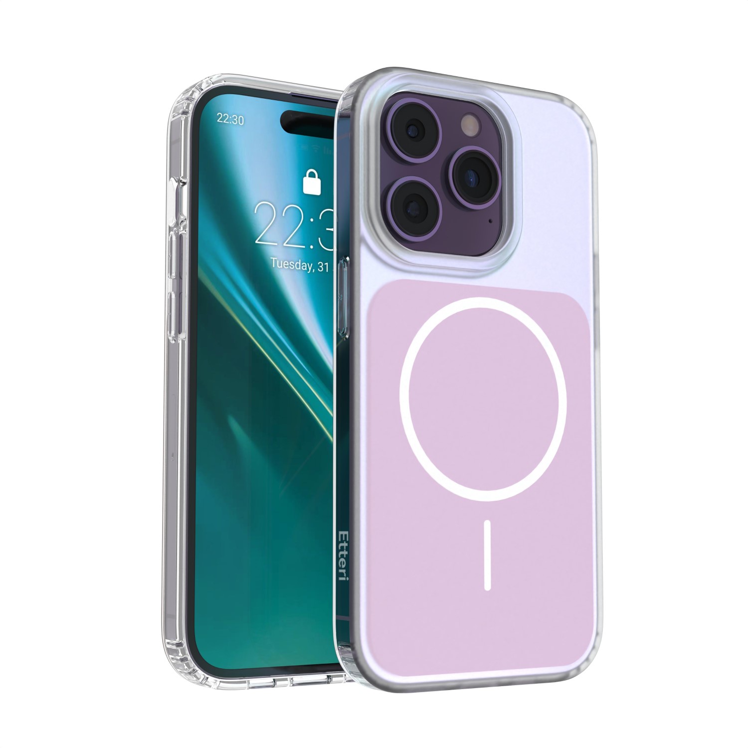 Etteri Hidden Pearl skal för iPhone 14 Pro rosa
