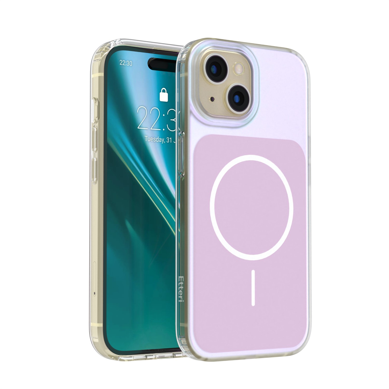 Etteri Hidden Pearl skal för iPhone 15 rosa