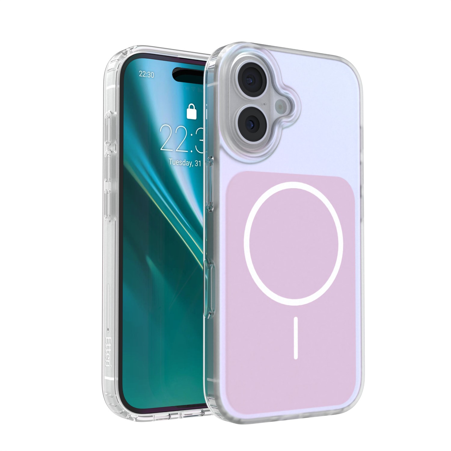 Etteri Hidden Pearl skal för iPhone 16 rosa