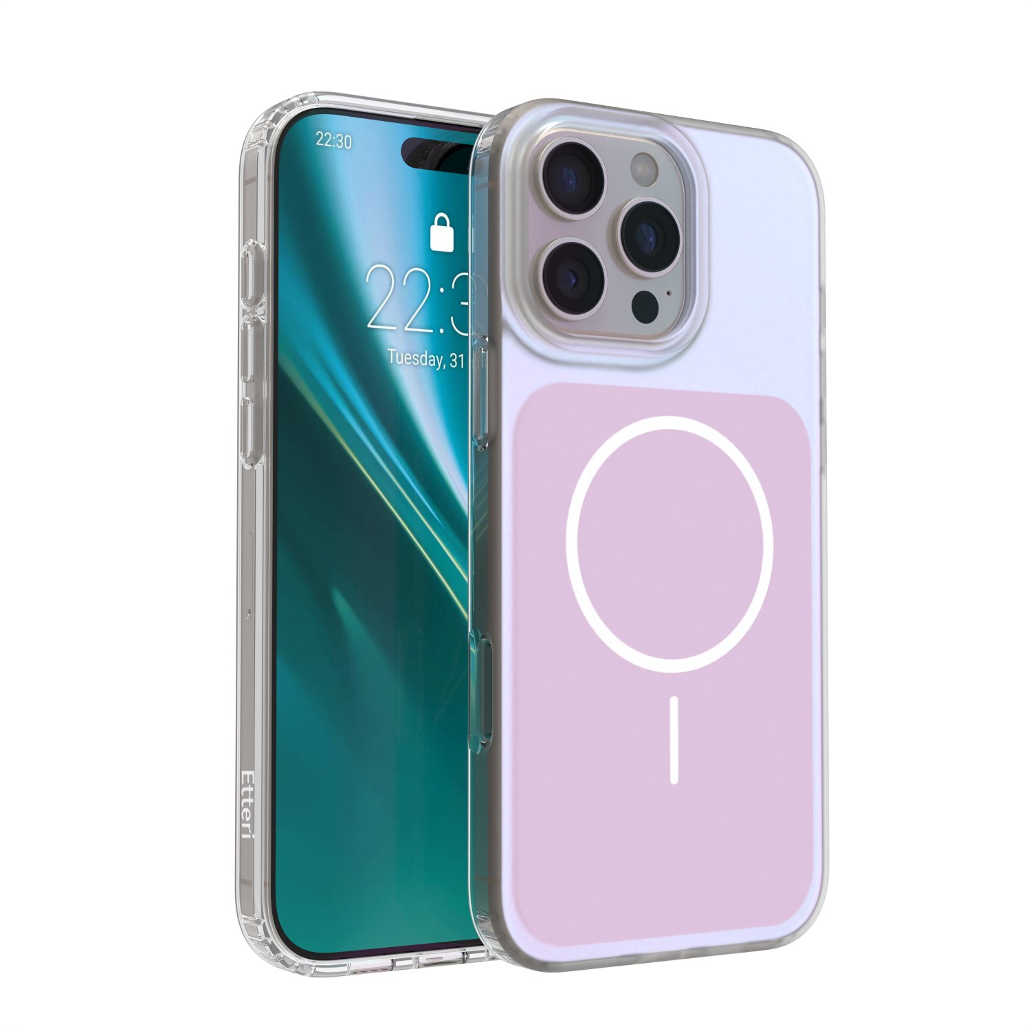Etteri Hidden Pearl skal för iPhone 16 Pro rosa