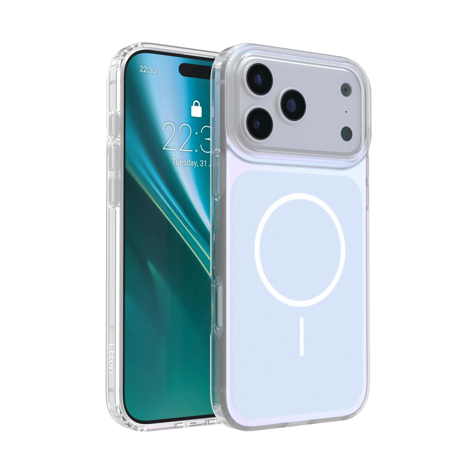 Etteri Hidden Pearl skal för iPhone 17 Pro Max / 18 Pro Max ljusblå