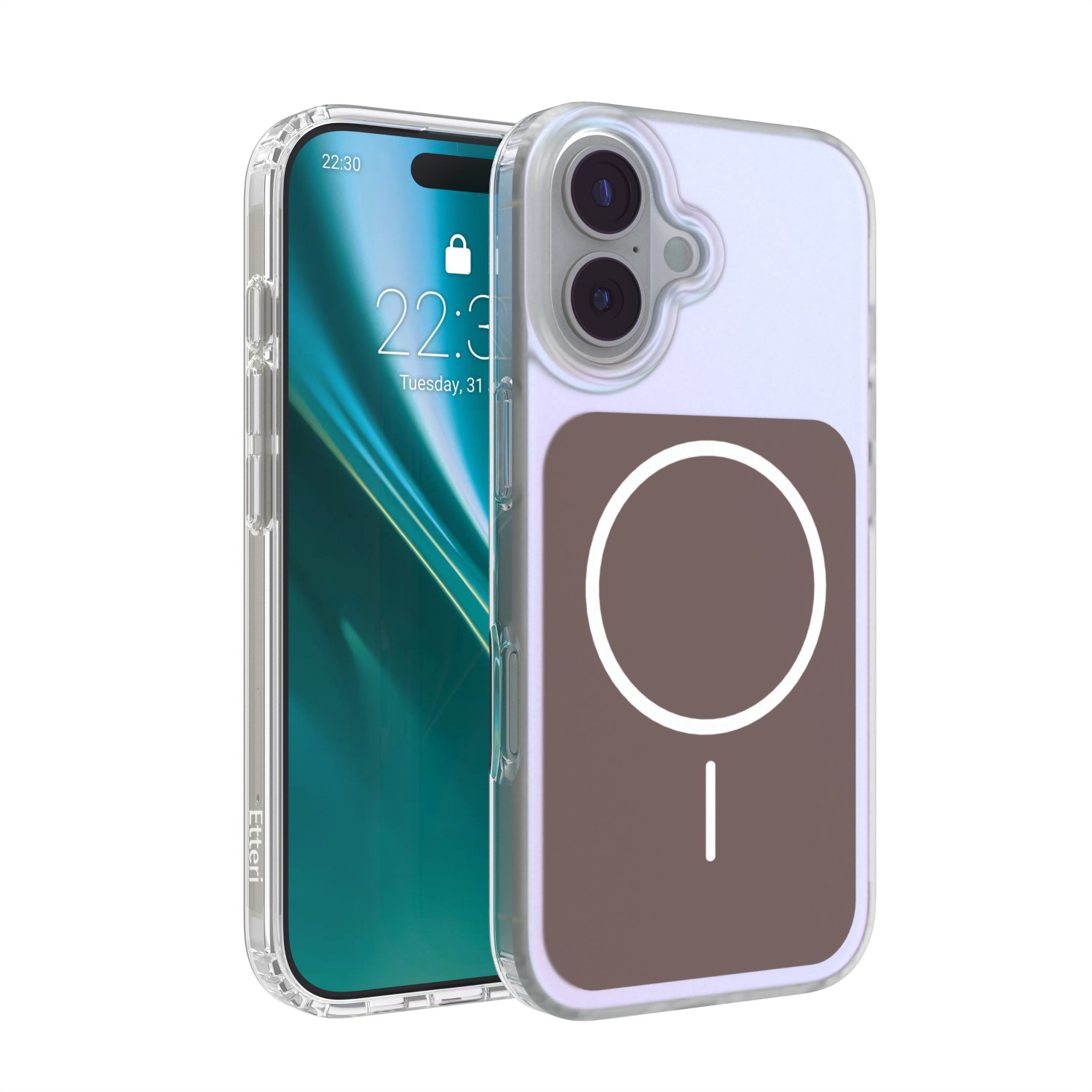 Etteri Hidden Pearl skal för iPhone 17 brun