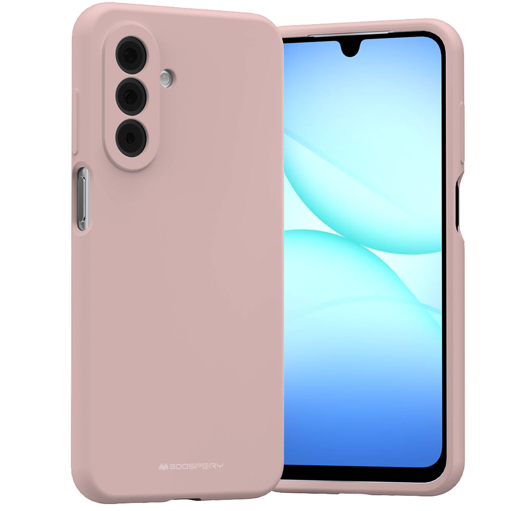 Mercury Silicone fodral för iPhone 16 Pro Max rosa sand