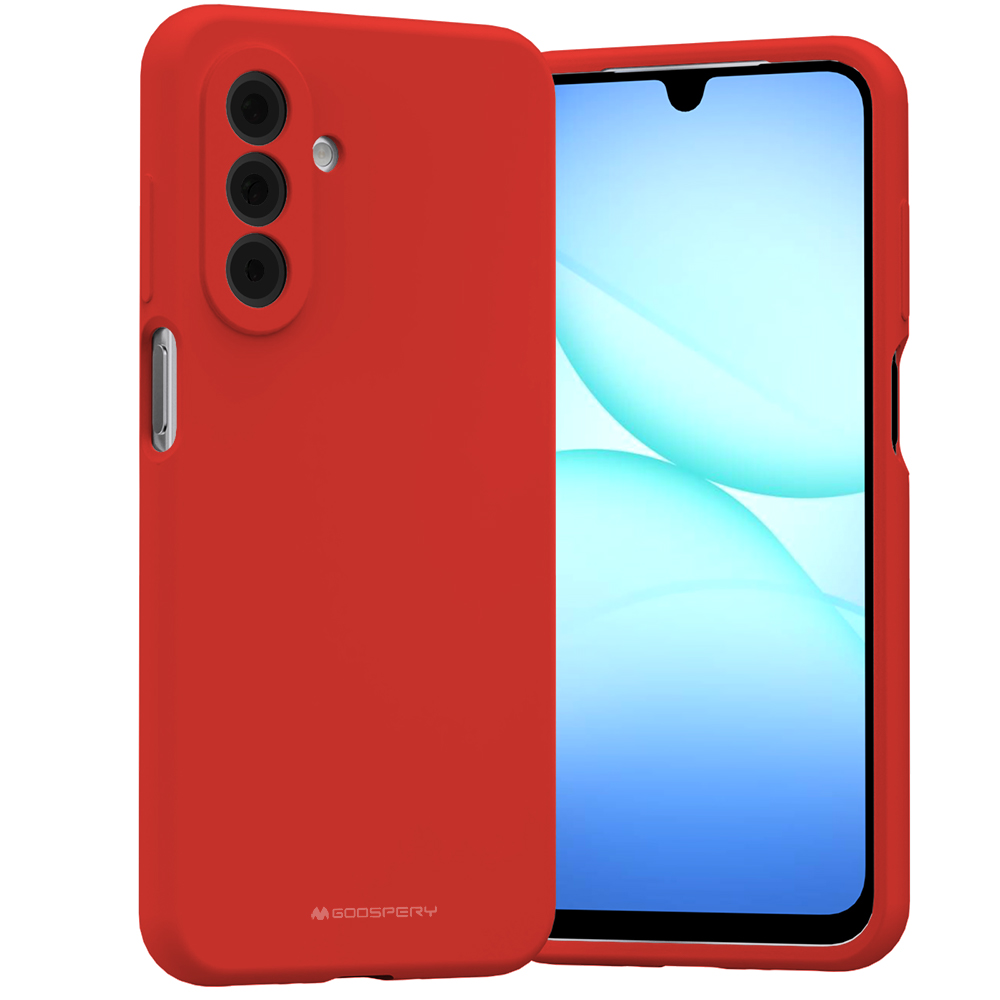 Mercury Silicone fodral för iPhone 16 Pro röd