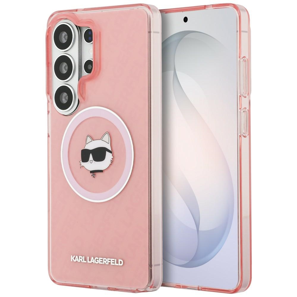 Karl Lagerfeld fodral IML Repeated Choupette MagSafe för Samsung Galaxy S26 Ultra rosa