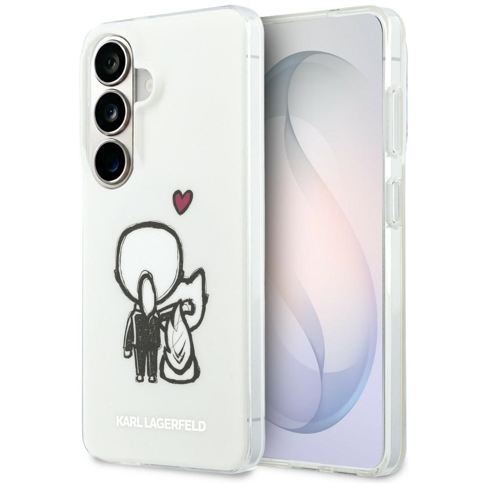 Karl Lagerfeld fodral IML Karl&Choupette MagSafe för Samsung Galaxy S26 transparent