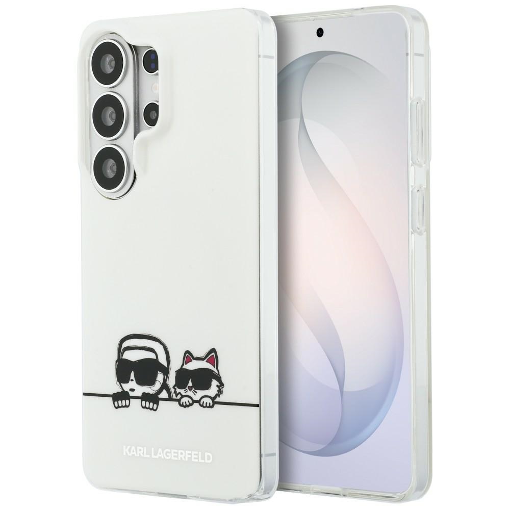 Karl Lagerfeld fodral IML Peekaboo Karl&Choupette MagSafe för Samsung Galaxy S26 Ultra transparent