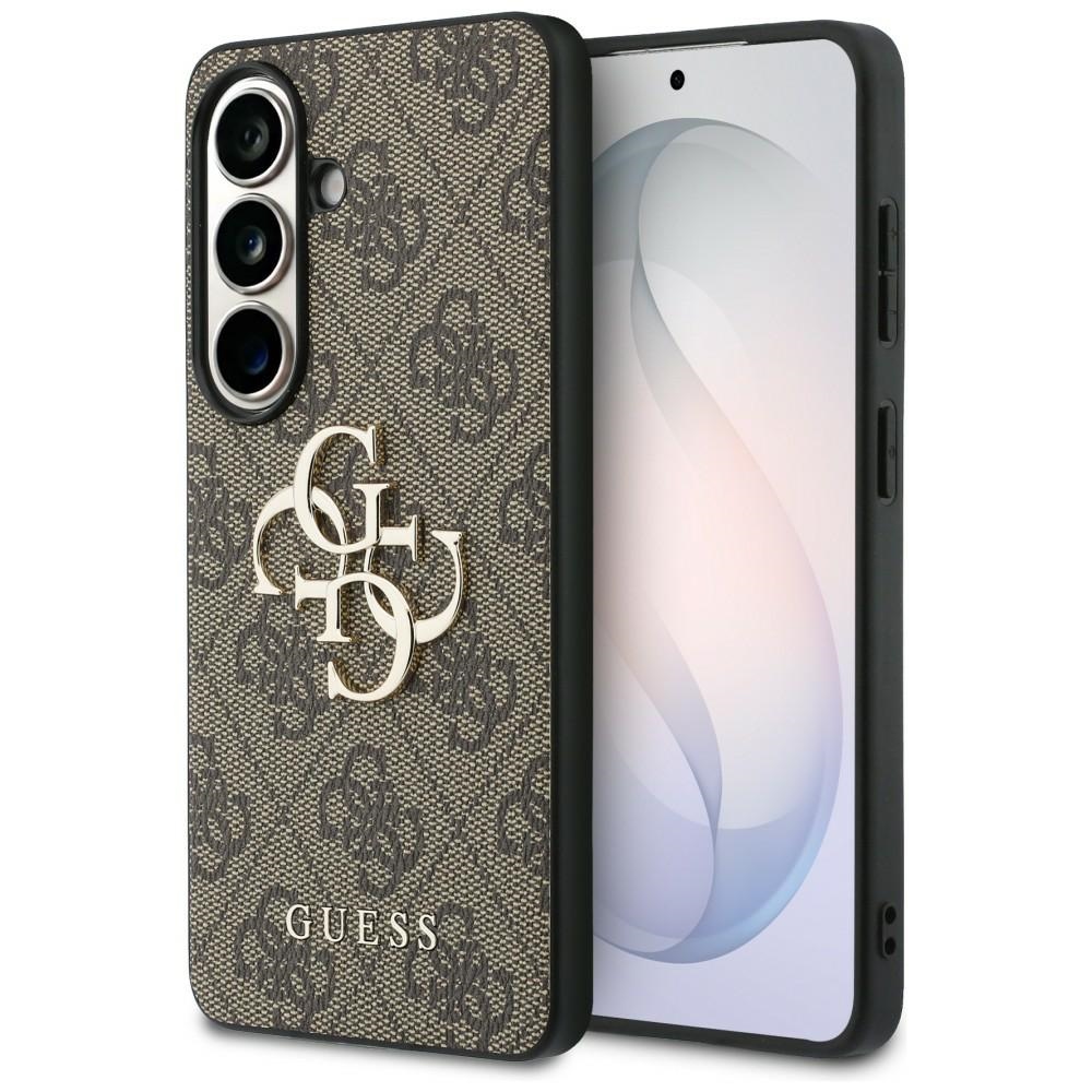 Guess skal 4G Big Metal Logo för Samsung Galaxy S26 Plus – Brun