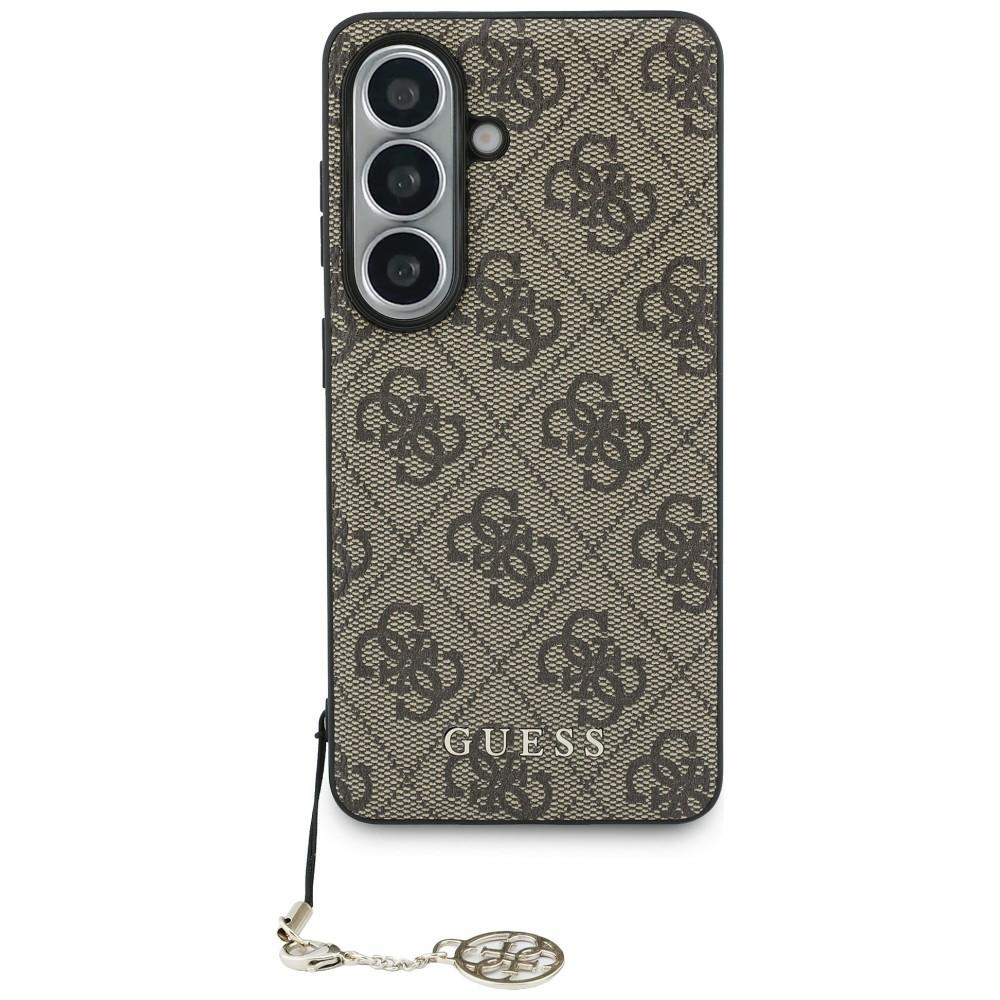 Guess fodral 4G Classic Logo Charm MagSafe för Samsung Galaxy S26 brun