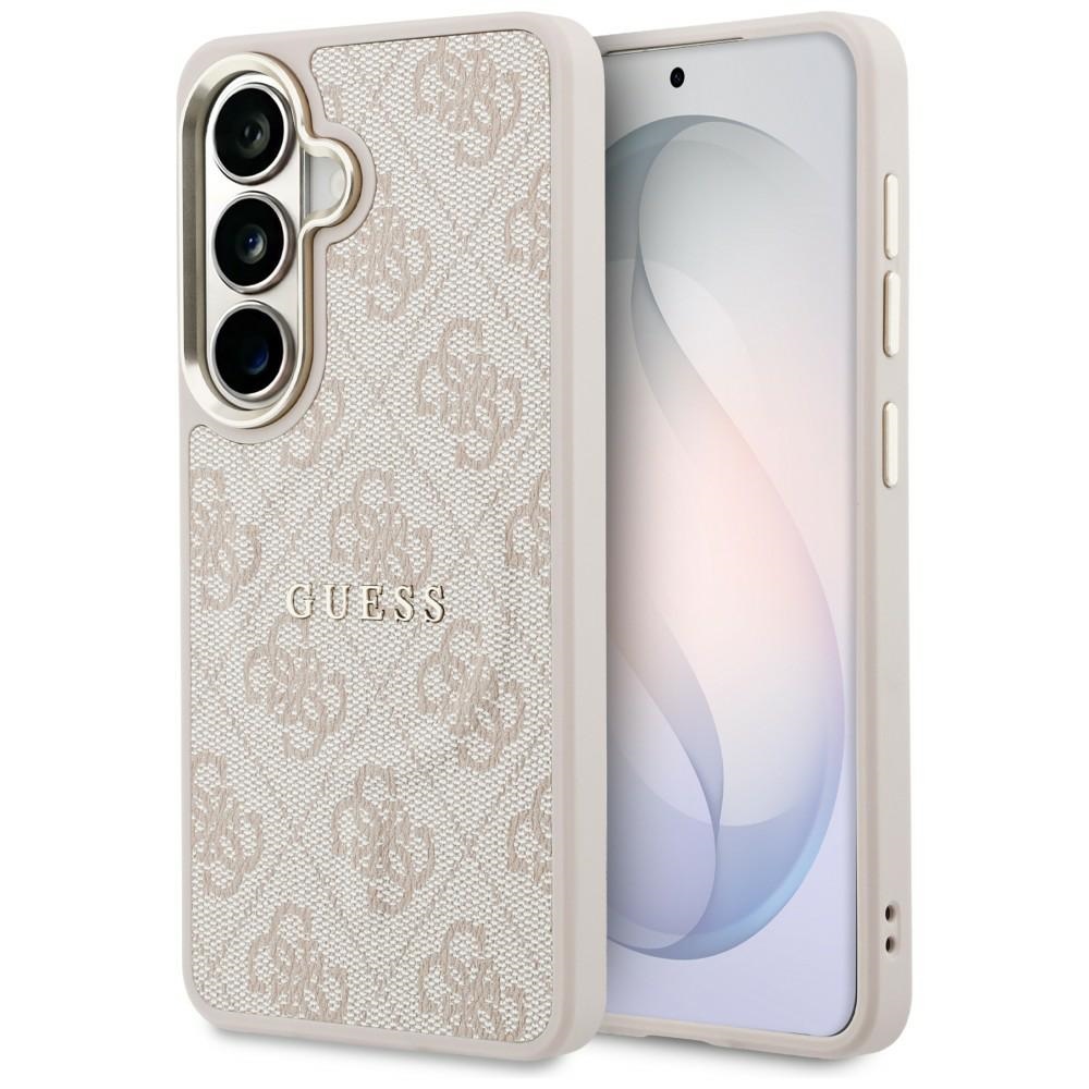 Guess fodral 4G Embossed Ring MagSafe för Samsung Galaxy S26 rosa