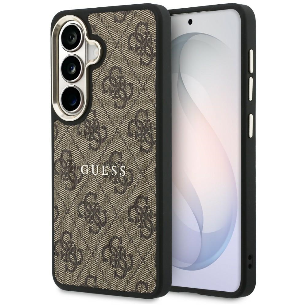 Guess fodral 4G Embossed Ring MagSafe för Samsung Galaxy S26 Plus brun