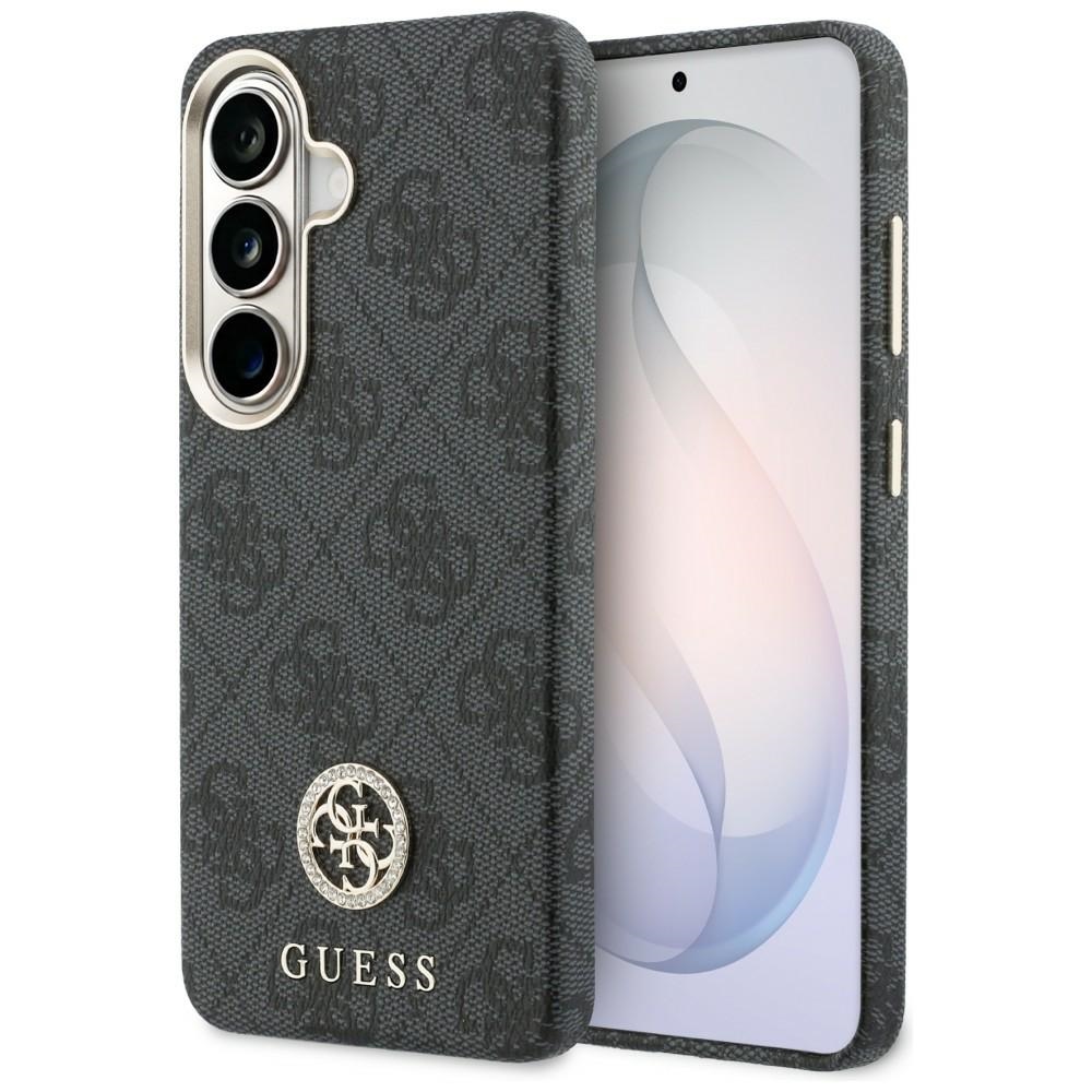Guess fodral 4G Rhinestone Round Logo MagSafe för Samsung Galaxy S26 svart