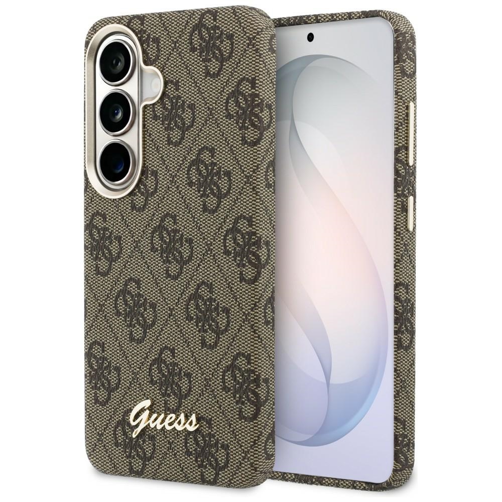 Guess fodral 4G Script MagSafe för Samsung Galaxy S26 brun