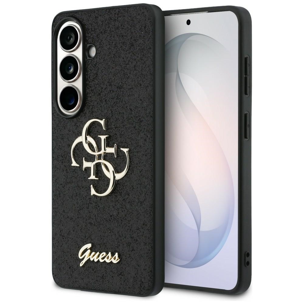 Guess fodral Fixed Glitter Big 4G Metal Logo för Samsung Galaxy S26 svart