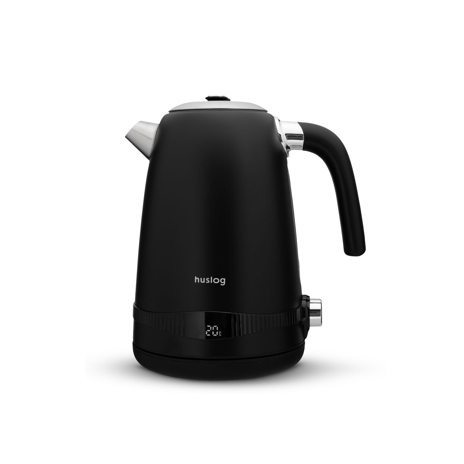 Huslog retro kettle with temperature control svart 1,7L 2200W