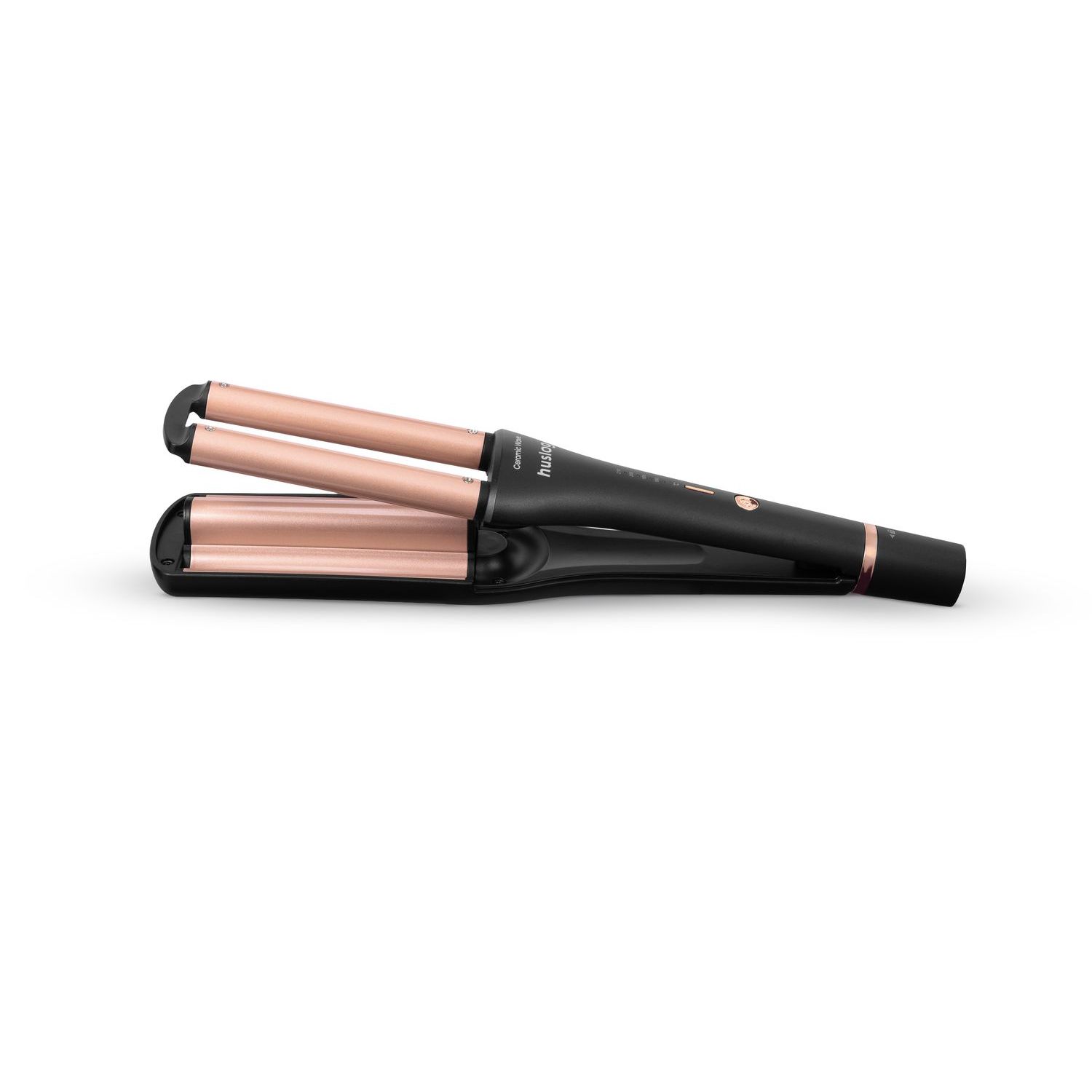 Huslog adjustable hair waver svart-guld
