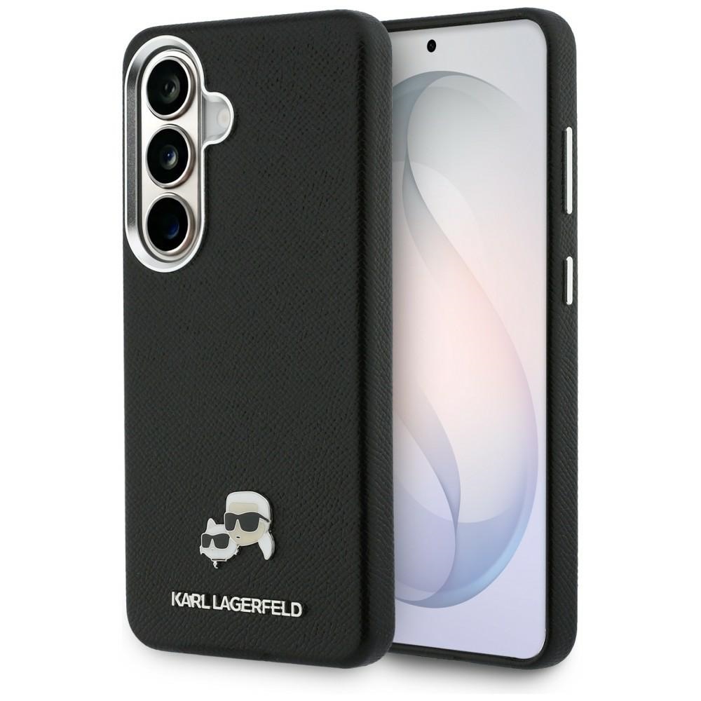 Karl Lagerfeld fodral Saffiano KC Metal Logo MagSafe för Samsung Galaxy S26 svart