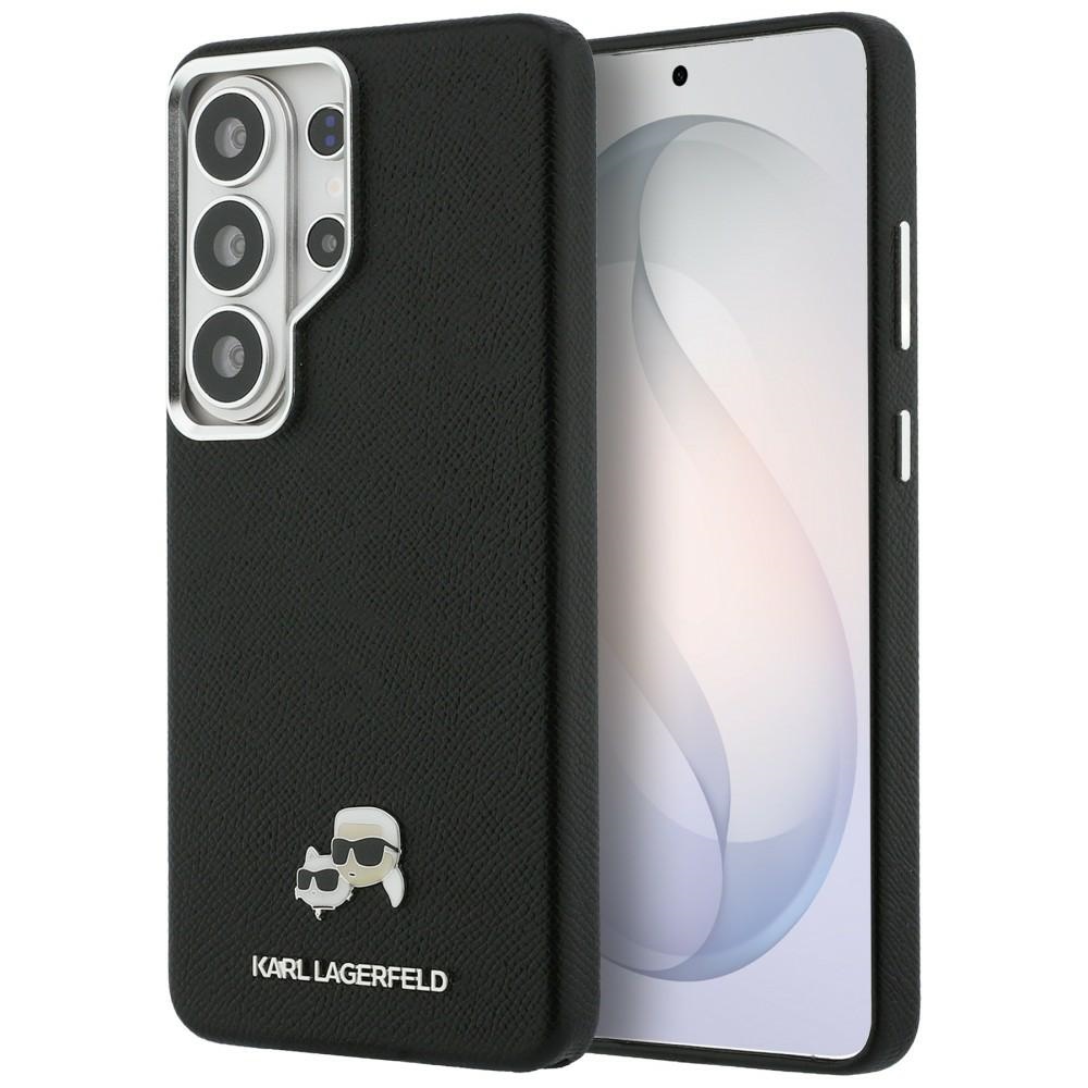 Karl Lagerfeld fodral Saffiano KC Metal Logo MagSafe för Samsung Galaxy S26 Ultra svart