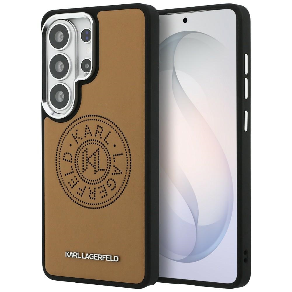 Karl Lagerfeld fodral Perforated KL MagSafe för Samsung Galaxy S26 Ultra brun