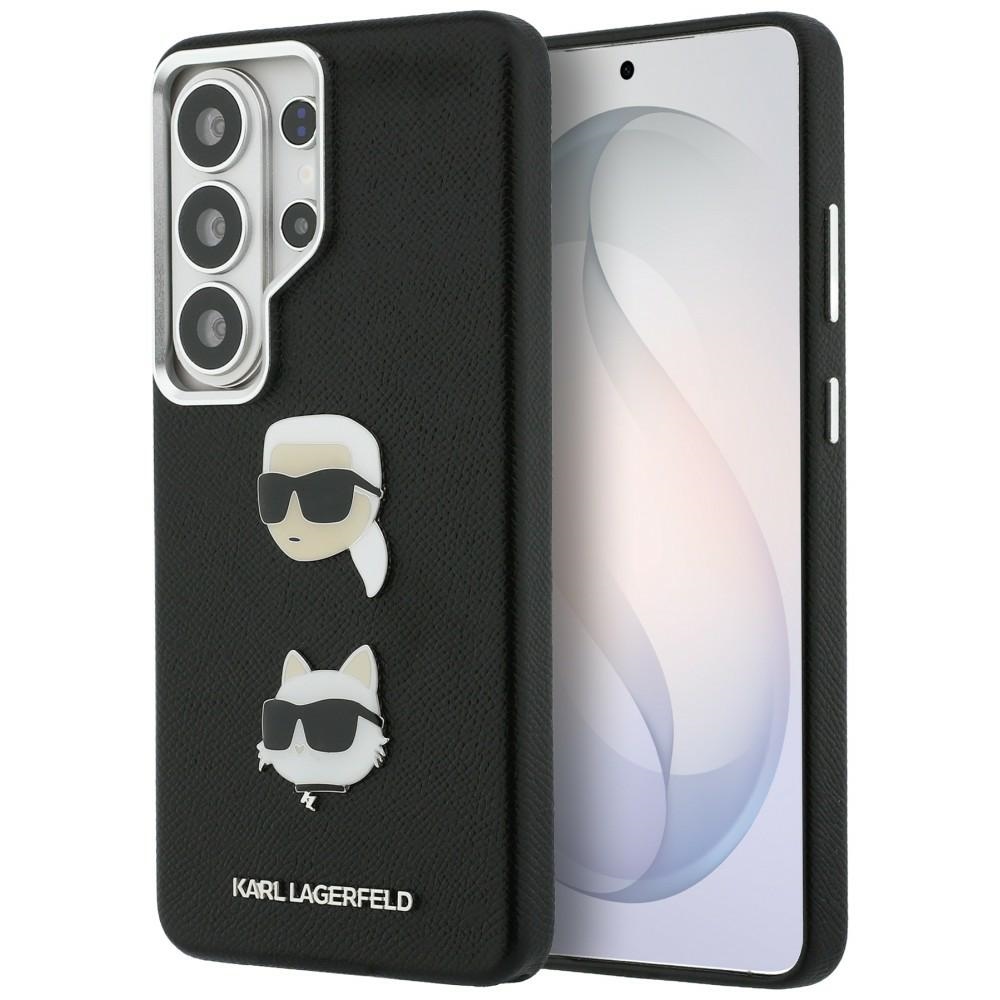 Karl Lagerfeld fodral Saffiano Double Heads Metal för Samsung Galaxy S26 Ultra svart