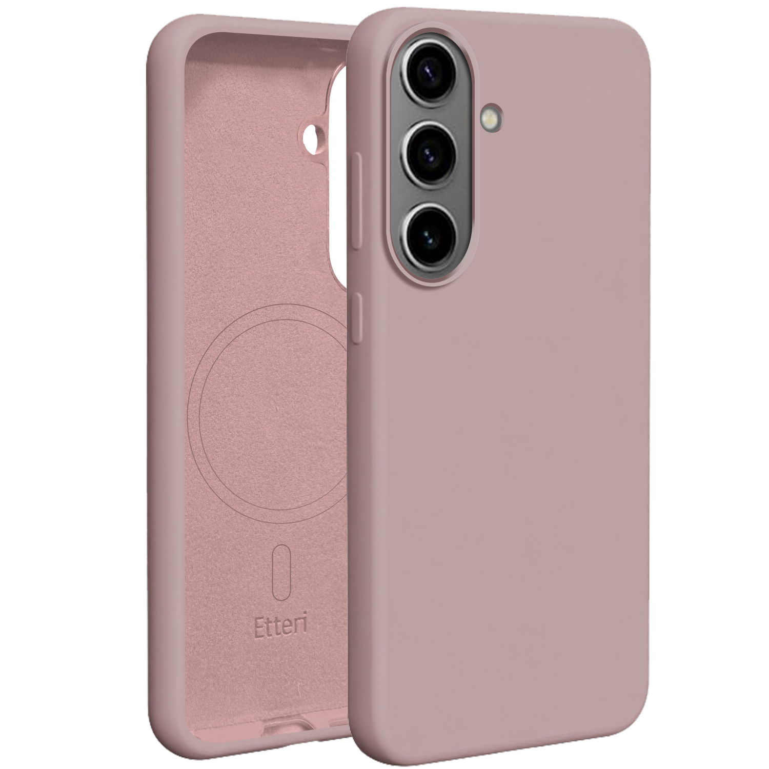Etteri Silicone Mag skal för Samsung Galaxy S26 light rosa